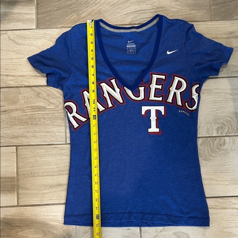 Nike Blue Rangers V-Neck Tee - Picture 5 of 5